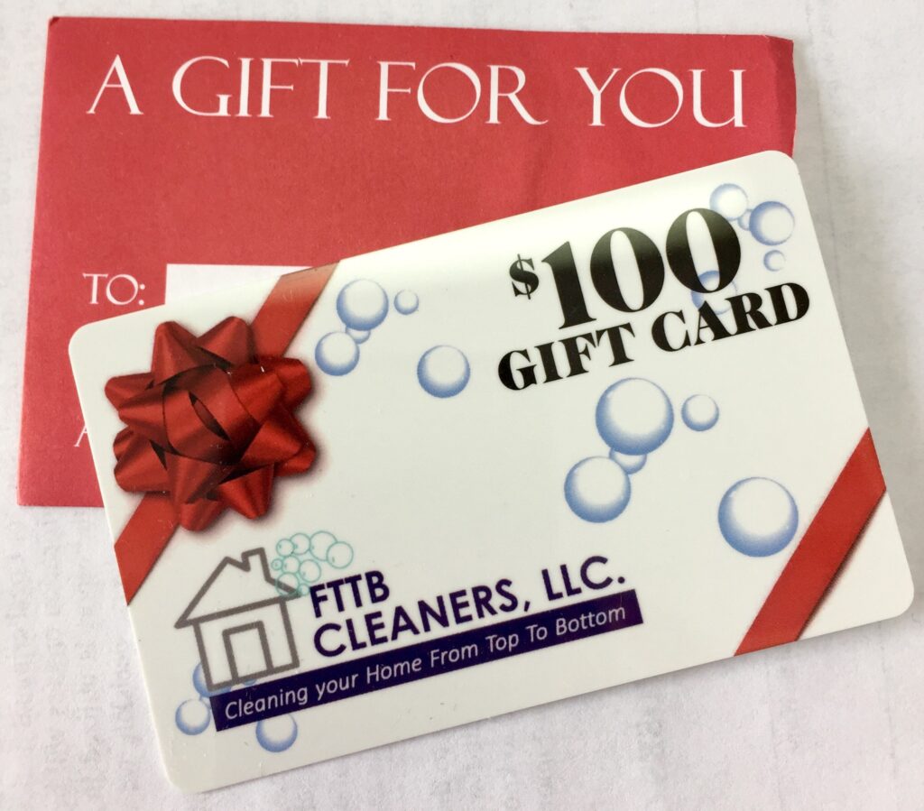 cleaning gift certificate